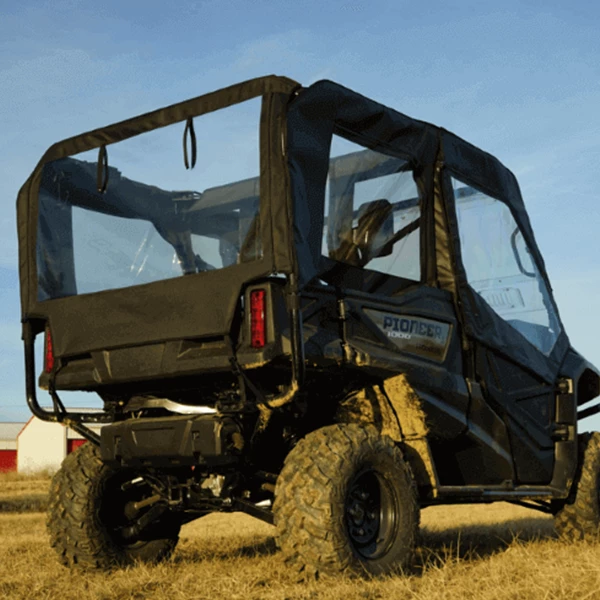 Falcon Ridge Soft Doors, Middle And Rear Windows - Honda Pioneer 1000-6 - With Zipper 3 Falcon Ridge Soft Doors, Middle And Rear Windows - Honda Pioneer 1000-6 - With Zipper