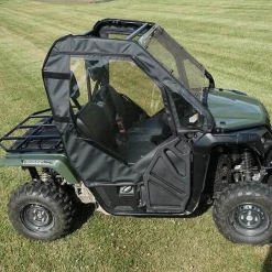 Falcon Ridge Soft Doors And Rear Window - Honda Pioneer 500, 520 - With Zipper