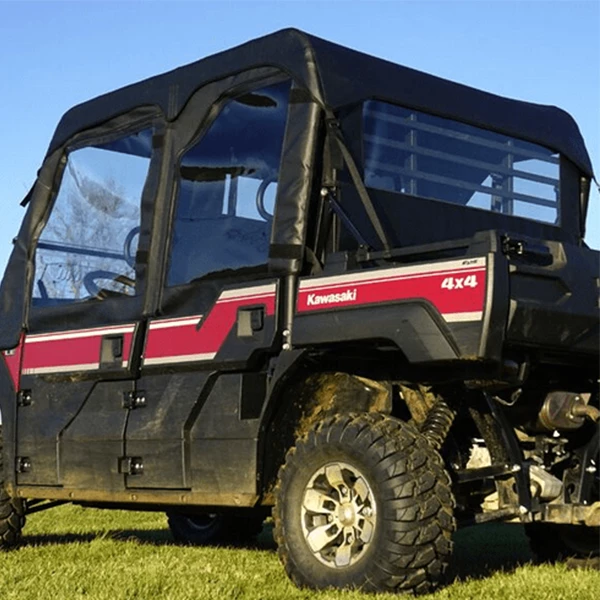 Falcon Ridge Soft Upper Doors, Middle And Rear Windows - Kawasaki Mule Pro-FXT, DXT 3 Falcon Ridge Soft Upper Doors, Middle And Rear Windows - Kawasaki Mule Pro-FXT, DXT