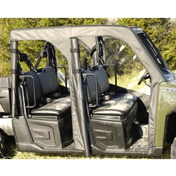 Falcon Ridge Soft Doors - Full Size Polaris Ranger Crew With Pro-Fit Cage - With Zipper