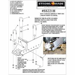Grizzly 700 Front Stick Stoppers - Unlifted Bike
