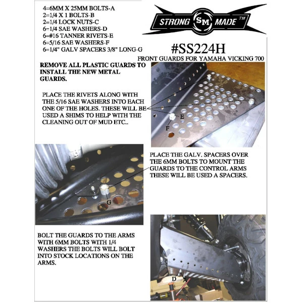 Viking 700 Front Stick Stoppers 3 Viking 700 Front Stick Stoppers