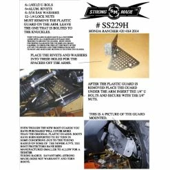 Rancher 420 Front Stick Stoppers