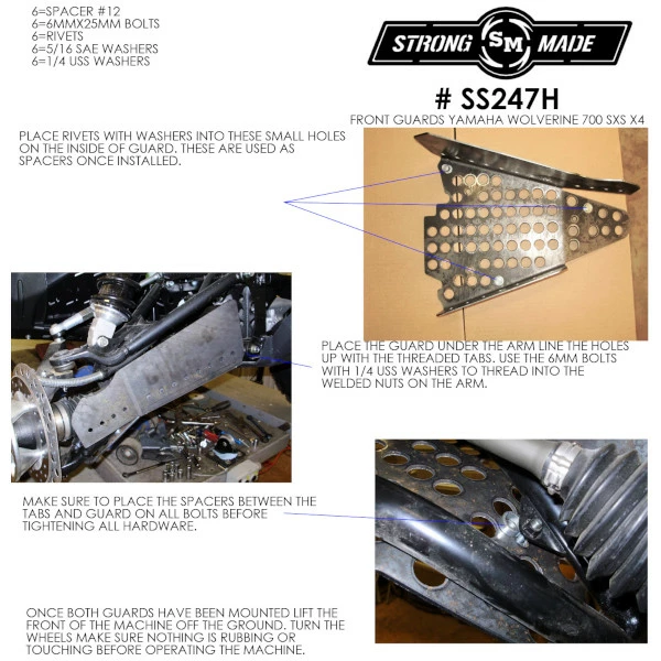 Wolverine Front Stick Stoppers 3 Wolverine Front Stick Stoppers