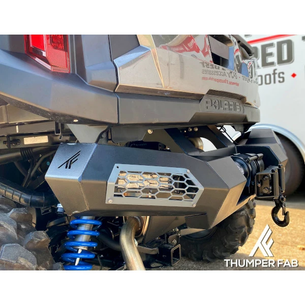 Thumper Bumper - Polaris General Rear Bumper - Black (w/ Lights) 3 Thumper Bumper - Polaris General Rear Bumper - Black (w/ Lights)